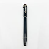 Montblanc Heritage Rouge Et Noir Black Fountain Pen  - Double Broad Oblique (Profile of Left Foot) 14kt Gold Nib