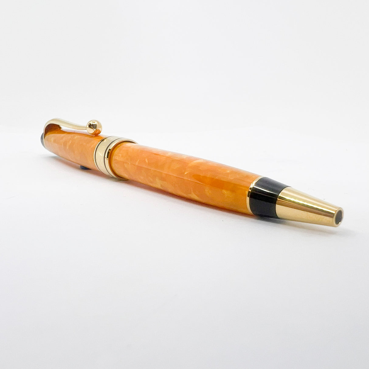 Aurora Sole Marbled Orange Limited Edition  Ballpoint Pen