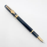Waterman French Bi-Centennial LeMans Set - #100 Fountain Pen & Matching Ballpoint - Extra Fine 18 Kt Gold Nib