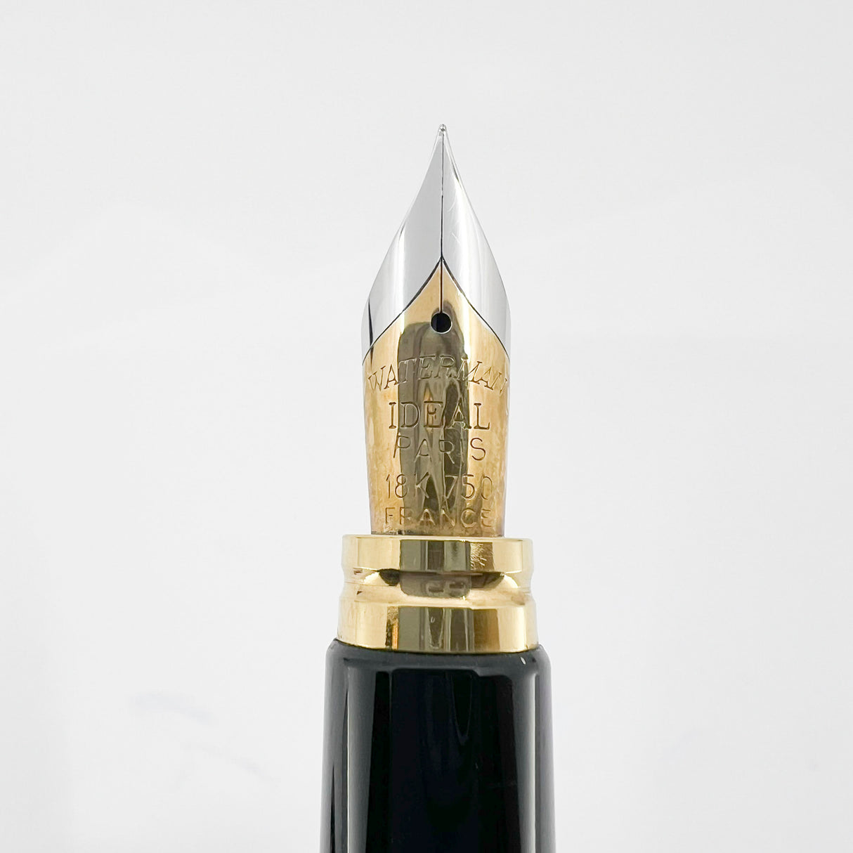 Waterman French Bi-Centennial LeMans Set - #100 Fountain Pen & Matching Ballpoint - Extra Fine 18 Kt Gold Nib