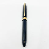 OMAS Blue/Black  #360 Oversized Triangulated Fountain Pen - Fine 18kt Gold Nib