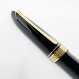 OMAS Blue/Black  #360 Oversized Triangulated Fountain Pen - Fine 18kt Gold Nib