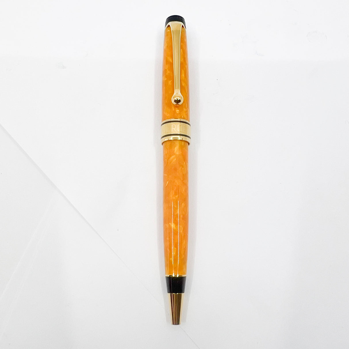 Aurora Sole Marbled Orange Limited Edition  Ballpoint Pen