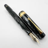 OMAS 80th Anniversary Limited Edition Paragon "Platinum" Celluloid (2004) Fountain Pen #09/40 - EXTRA FINE EXTRA FLESSIBLE 14kt Gold Nib!