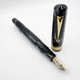 OMAS 80th Anniversary Limited Edition Paragon "Platinum" Celluloid (2004) Fountain Pen #09/40 - EXTRA FINE EXTRA FLESSIBLE 14kt Gold Nib!