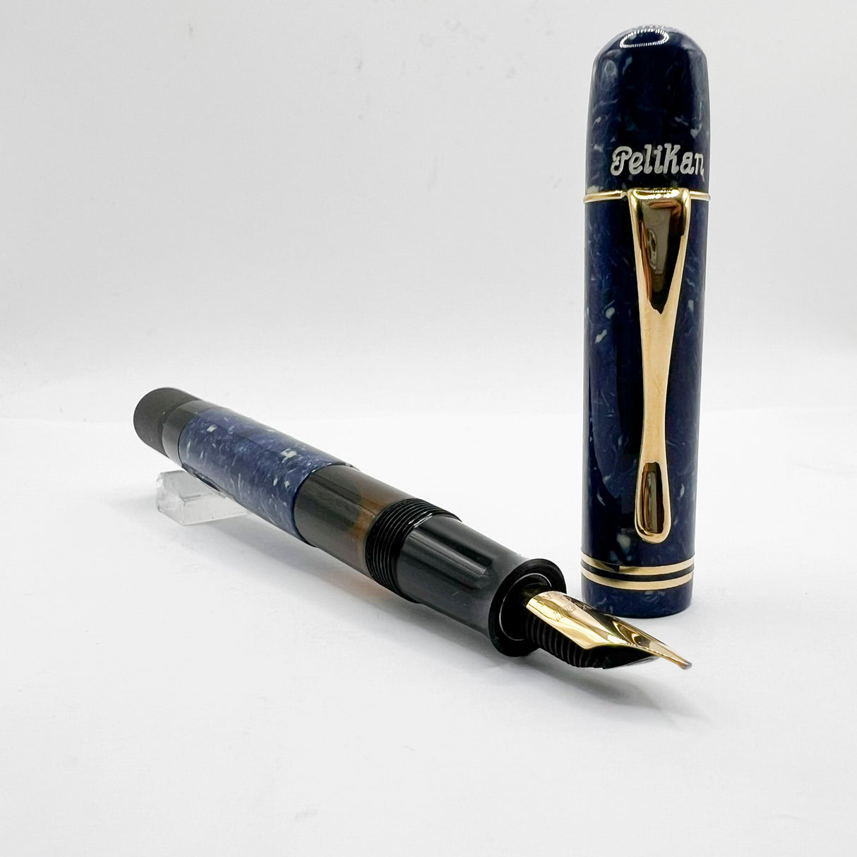 Pelikan Lapis Blue Celluloid  (1935 Originals of their Time) Limited Edition Fountain Pen - Medium 18kt Gold Nib