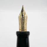 Aurora Optima Blue Marble Auroloide Fountain Pen - Medium 14kt Gold Nib