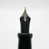 Aurora Optima Blue Marble Auroloide Fountain Pen - Medium 14kt Gold Nib