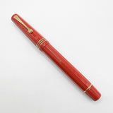 OMAS for  Armando Simoni Club/1990's -   Milord Paragon Coral Fountain Pen - Medium 18kt Gold Nib