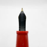 OMAS for  Armando Simoni Club/1990's -   Milord Paragon Coral Fountain Pen - Medium 18kt Gold Nib