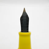 OMAS for  Ferrari/1990's -  Ferrari Yellow Facetted Paragon Fountain Pen - Medium 18kt Gold Nib