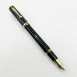 Sheaffer Connaisseur Black Fountain Pen - Fine 18kt Gold  Nib