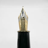 Sheaffer Connaisseur Black Fountain Pen - Fine 18kt Gold  Nib