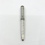 Aurora 80th Anniversary Sterling Silver Limited Edition Fountain Pen-Medium 18kt Gold Nib