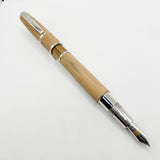 OMAS  Krug Limited Edition Oak Wood & Sterling Silver Fountain Pen - Medium 18kt Gold Nib