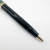 Pelikan K800 Ballpoint Pen - Black Barrel/Green Striped Cap