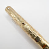 Sheaffer Commemorative Limited Edition Gold-Plated Fountain Pen - Medium 18kt Gold Nib