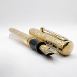 Sheaffer Commemorative Limited Edition Gold-Plated Fountain Pen - Medium 18kt Gold Nib