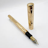 Sheaffer Commemorative Limited Edition Gold-Plated Fountain Pen - Medium 18kt Gold Nib