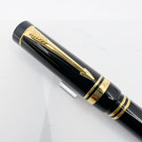 Parker Duofold Black Rollerball  Gold-Plated Trim