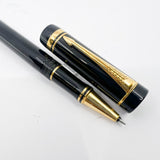 Parker Duofold Black Rollerball  Gold-Plated Trim