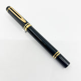 Waterman LeMan 100 Black Fountain Pen - Medium 18kt Gold Nib