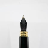 Waterman LeMan 100 Black Fountain Pen - Medium 18kt Gold Nib