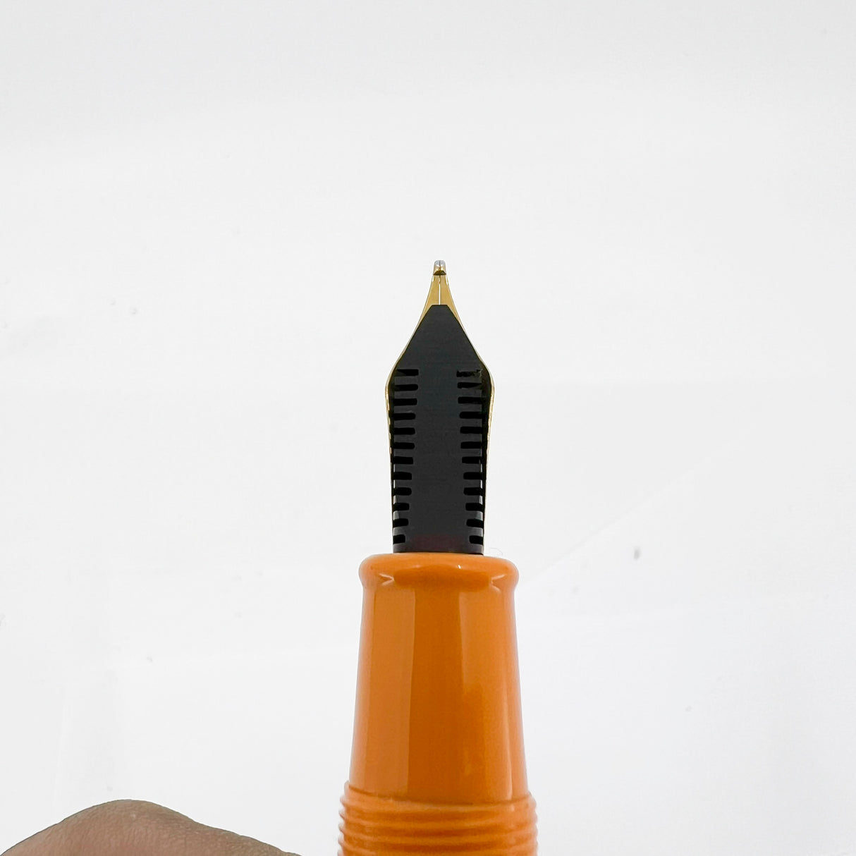 OMAS Tokyo Apricot Orange Vegetal Resin Fountain Pen - Medium 18kt Gold Nib