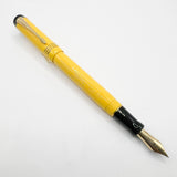 Parker Duofold Centennial Mandarin Yellow Limited Edition Fountain Pen (1995) - Medium 18kt Gold Nib