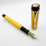 Parker Duofold Centennial Mandarin Yellow Limited Edition Fountain Pen (1995) - Medium 18kt Gold Nib