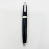 Asprey of London Black Lacquer Fountain Pen - Medium 18kt Gold Nib