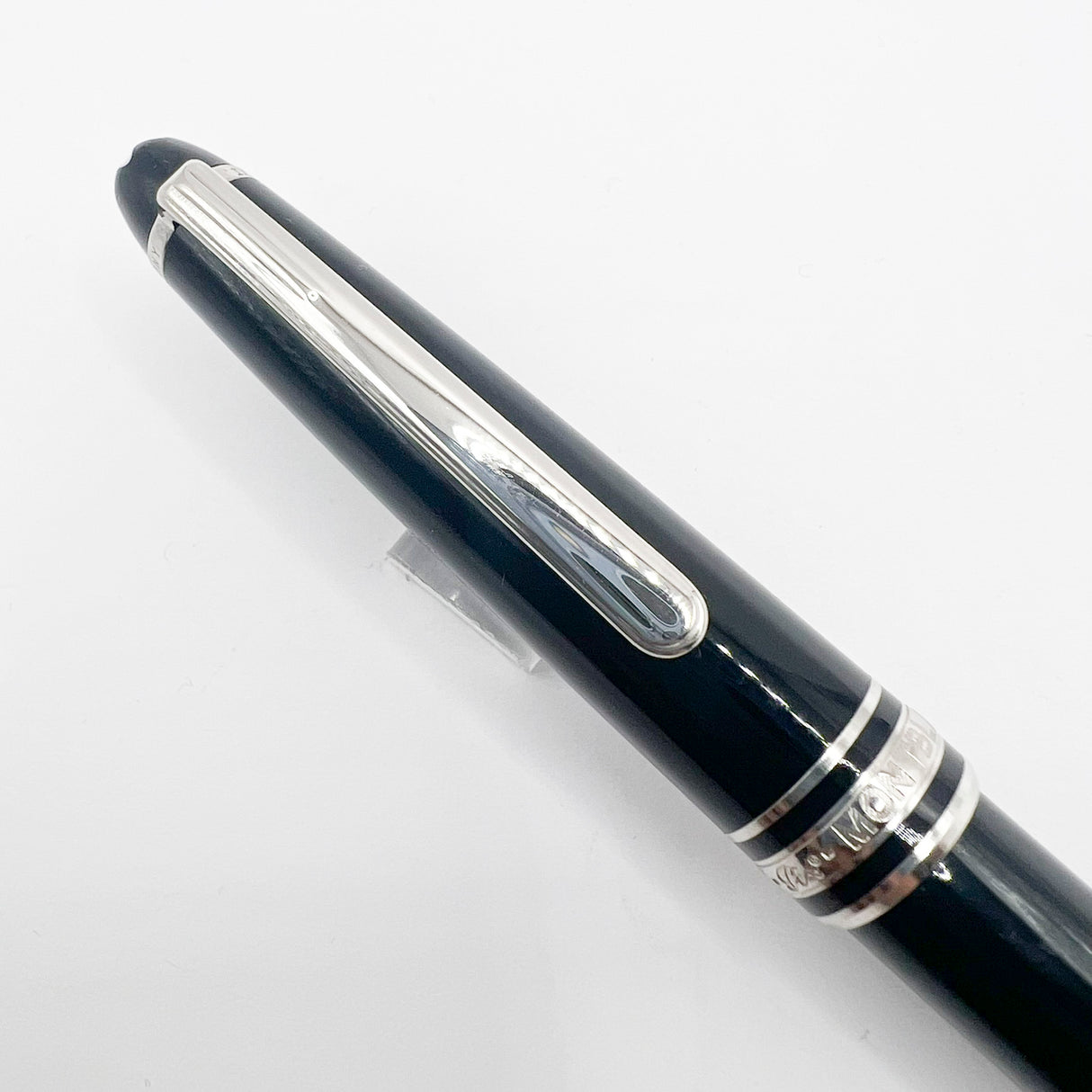 Montblanc #P165 Classique Black Resin Mechanical Pencil 0.7mm - Platinum-Plated Trim