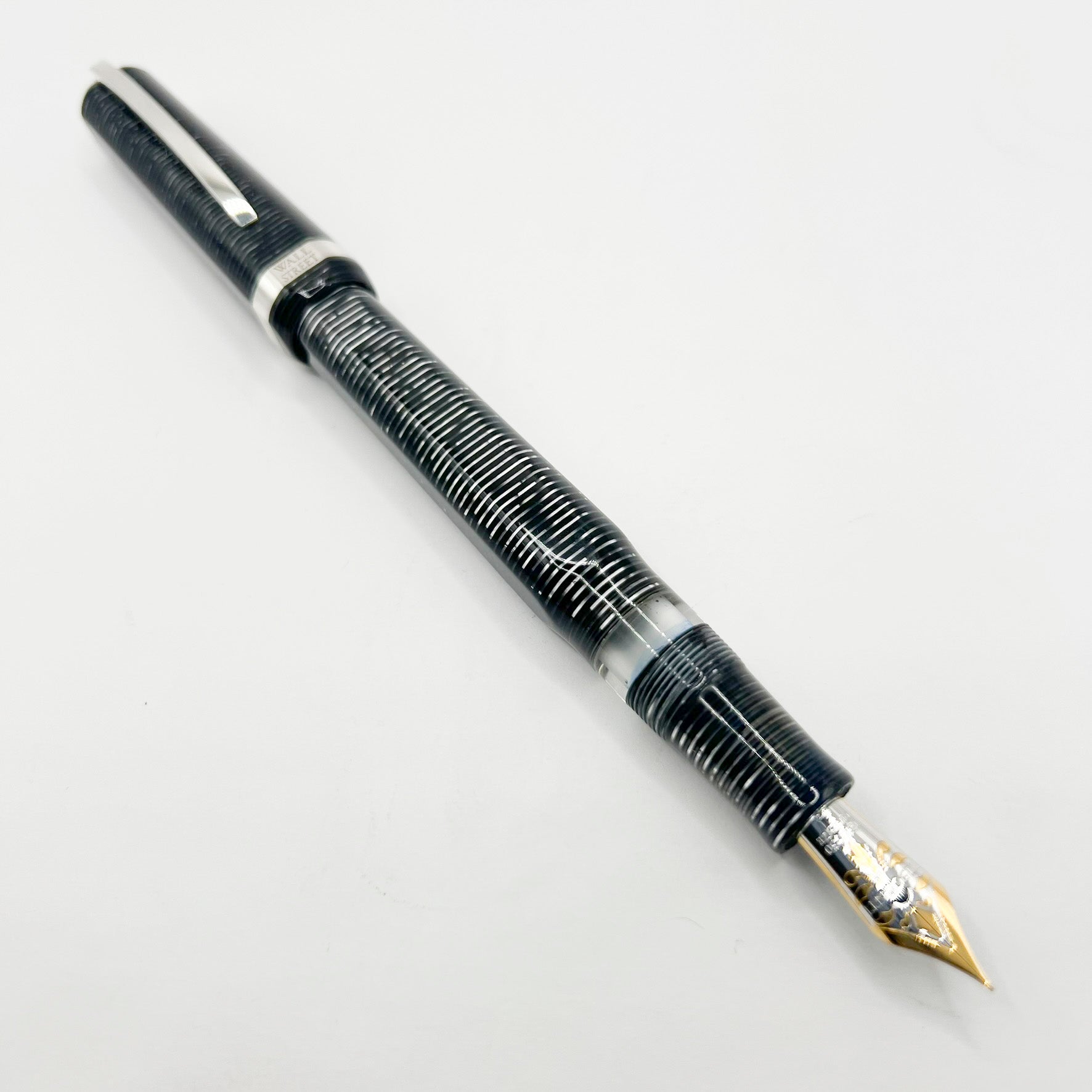 ビスコンティ　ウォールストリート　visconti Visconti Oversized Wall Street Limited Edition Glittering Silver