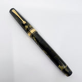 OMAS Paragon Green Saft Celluloid  Fountain Pen - Flexible Medium 18kt Gold Nib