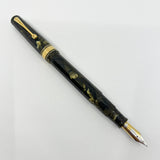 OMAS Paragon Green Saft Celluloid  Fountain Pen - Flexible Medium 18kt Gold Nib