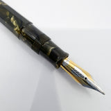 OMAS Paragon Green Saft Celluloid  Fountain Pen - Flexible Medium 18kt Gold Nib