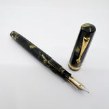 OMAS Paragon Green Saft Celluloid  Fountain Pen - Flexible Medium 18kt Gold Nib