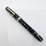 OMAS Paragon Galileo Black & Pearl  Marbled Celluloid Limited Edition Fountain Pen - Medium 18kt Gold Nib