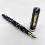 OMAS Paragon Galileo Black & Pearl  Marbled Celluloid Limited Edition Fountain Pen - Medium 18kt Gold Nib