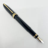 OMAS ORIGINAL #360 - LARGEST SIZE - Dark Blue/Black #360 Oversized Triangulated Fountain Pen - Fine 18kt Gold  Nib