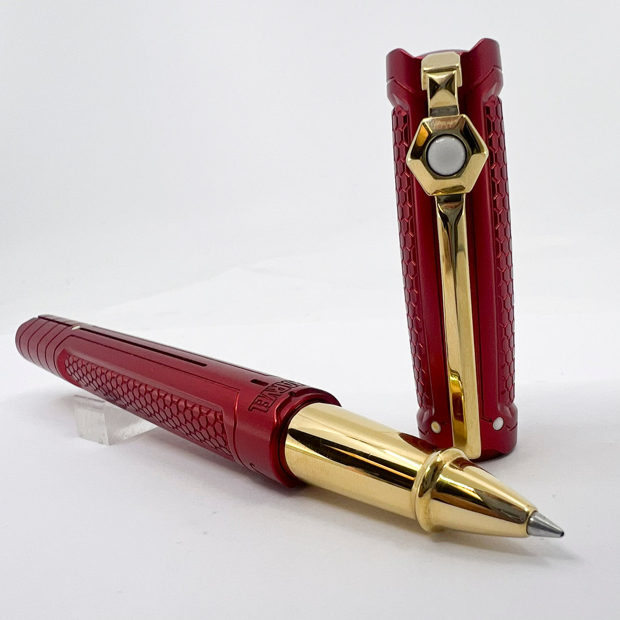 S. T. Dupont Line D Iron Man Tony Stark Ceramium A.C.T. Deep Red Finish Limited Edition Rollerball