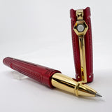 S. T. Dupont Line D Iron Man Tony Stark Ceramium A.C.T. Deep Red Finish Limited Edition Rollerball