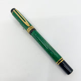 Waterman Patrician Green Marble Lacquer Fountain Pen- Medium 18kt Gold  Nib