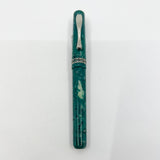 Visconti  Florentia Turquoise Green Celluloid LE Fountain Pen Honoring  Casa delle Stilografica 50th Anniversary - Medium 18kt Gold Nib