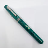 Visconti  Florentia Turquoise Green Celluloid LE Fountain Pen Honoring  Casa delle Stilografica 50th Anniversary - Medium 18kt Gold Nib