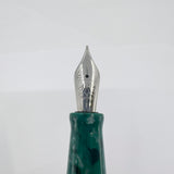Visconti  Florentia Turquoise Green Celluloid LE Fountain Pen Honoring  Casa delle Stilografica 50th Anniversary - Medium 18kt Gold Nib