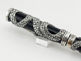 Parker Snake .925 Sterling Silver Overlay Limited Edition Fountain Pen - Medium 18kt Gold Nib