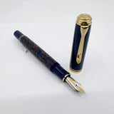 Pelikan M800 Stone Garden Fountain Pen - Medium 18kt Gold Nib
