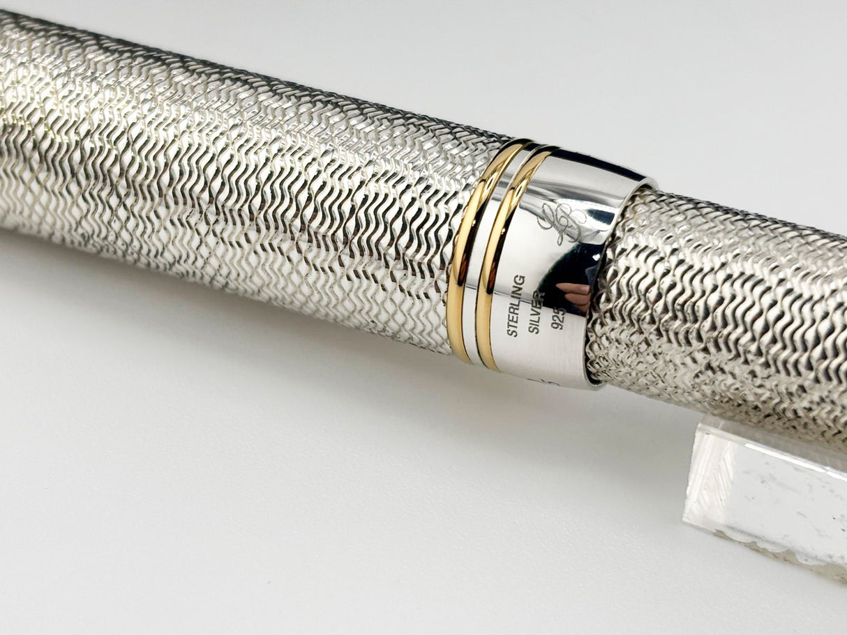 Classic Pen CP5 Parker Duofold  Celebration "Vintage Moire" LE #384 of 500  - Medium 18kt Gold Nib (1999 - MINT COMPLETE PACKAGING!)