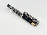 Parker Snake .925 Sterling Silver Overlay Limited Edition Fountain Pen - Medium 18kt Gold Nib